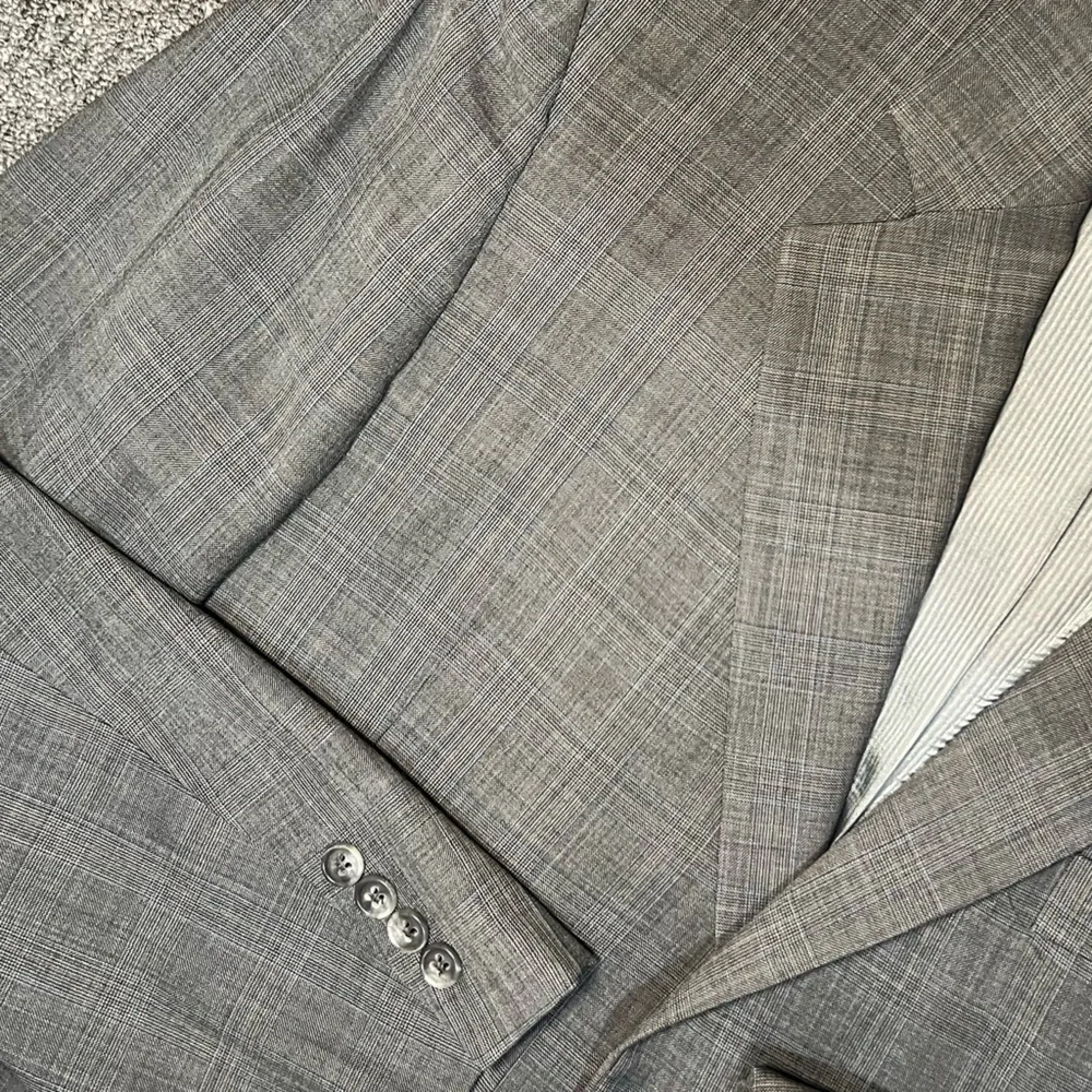 Jack Victor Collection Suit Jacket Sport Coat Plaid Size 43R  Loreto CT Wool